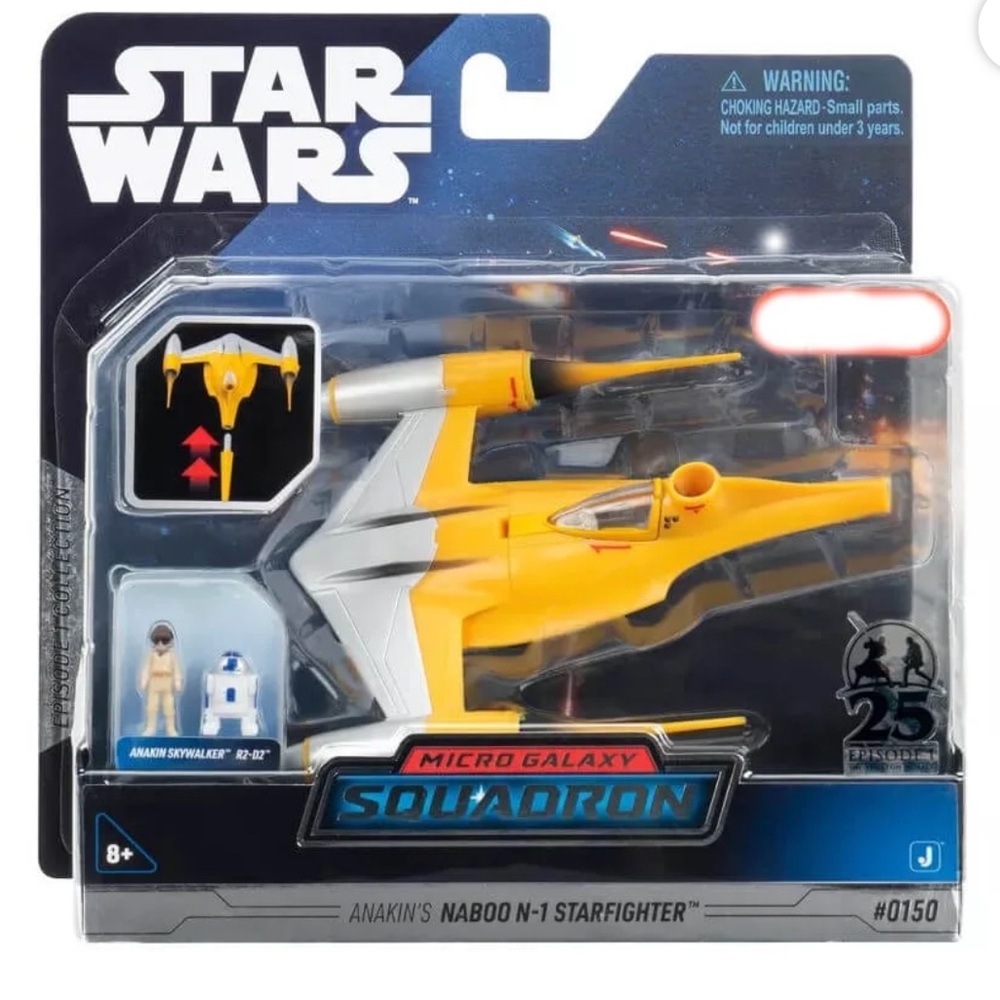 Star Wars Anakin's Naboo N-1 Starfighter Micro Galaxy Squadron - New